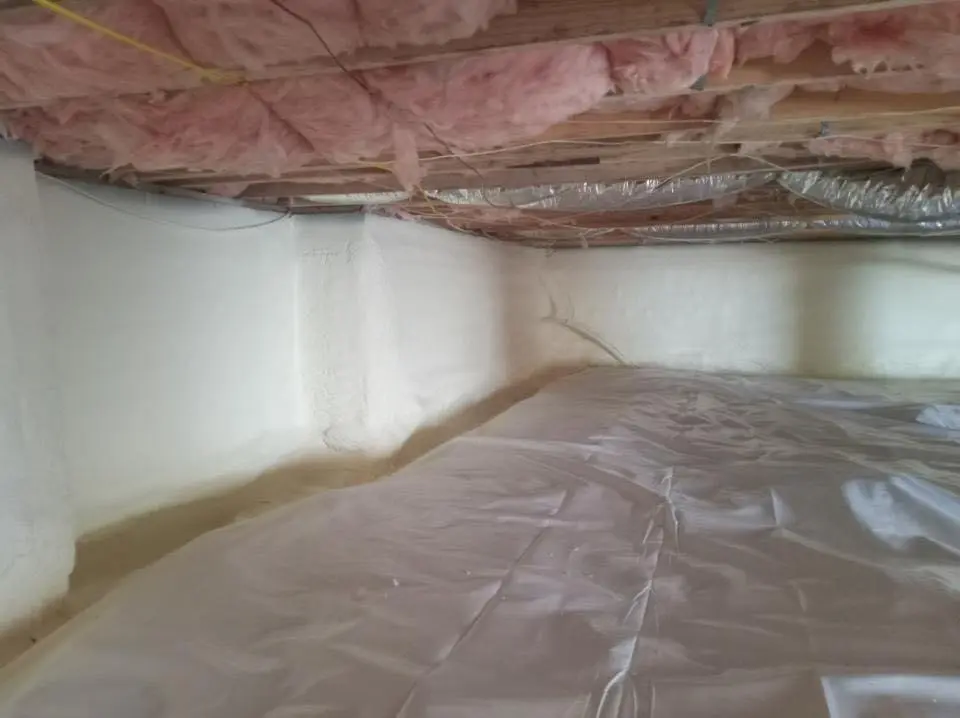 Crawl space encapsulation with closed-cell spray foam for Roof Maintenance in Aptos